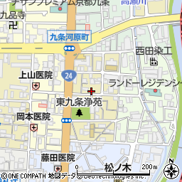 京都府京都市南区東九条宇賀辺町23周辺の地図