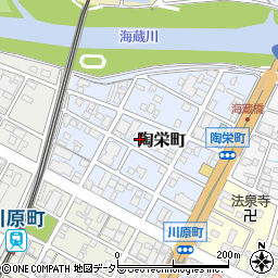 〒510-0035 三重県四日市市陶栄町の地図