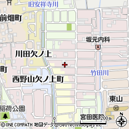 京都府京都市山科区西野大鳥井町118-64周辺の地図