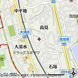 愛知県東海市加木屋町高見110周辺の地図