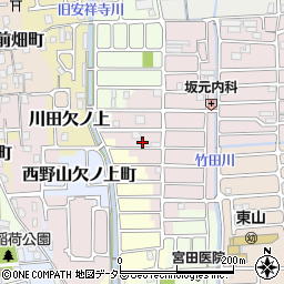 京都府京都市山科区西野大鳥井町118-63周辺の地図
