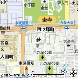 プレジオ東寺周辺の地図