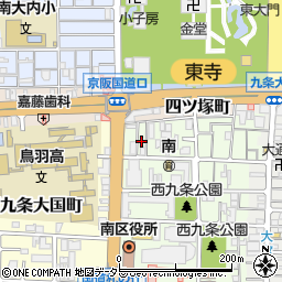 京都府京都市南区西九条南田町26-13周辺の地図