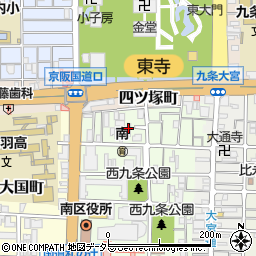 京都府京都市南区西九条南田町23周辺の地図