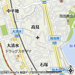 愛知県東海市加木屋町高見34周辺の地図