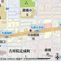 京都府京都市南区唐橋堂ノ前町21周辺の地図