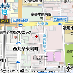 京都府京都市南区東九条西山町30周辺の地図