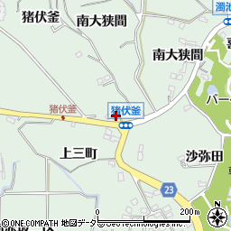 愛知県知多郡東浦町緒川猪伏釜59周辺の地図