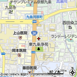 京都府京都市南区東九条宇賀辺町19周辺の地図