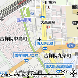 京都府京都市南区吉祥院清水町5周辺の地図