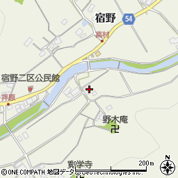 大阪府豊能郡能勢町宿野896周辺の地図