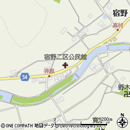 大阪府豊能郡能勢町宿野755周辺の地図