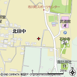 兵庫県神崎郡市川町北田中340-1周辺の地図