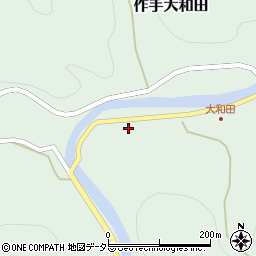 愛知県新城市作手大和田溝下周辺の地図