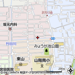 京都府京都市山科区西野大鳥井町23-71周辺の地図