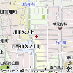 京都府京都市山科区西野大鳥井町118-91周辺の地図