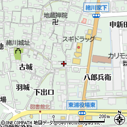 愛知県知多郡東浦町緒川屋敷参区26周辺の地図