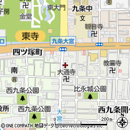 京都府京都市南区西九条比永城町60-2周辺の地図