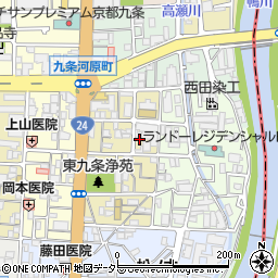 京都府京都市南区東九条宇賀辺町26周辺の地図