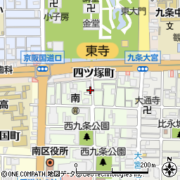 京都府京都市南区西九条南田町22周辺の地図
