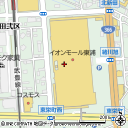 フレッシュネスバーガー イオンモール東浦店周辺の地図