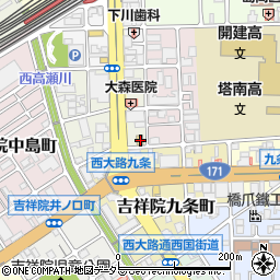 京都府京都市南区吉祥院清水町38周辺の地図
