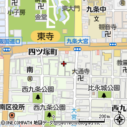 京都府京都市南区西九条南田町42周辺の地図