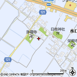 滋賀県甲賀市水口町北脇561周辺の地図