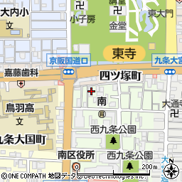 京都府京都市南区西九条南田町31周辺の地図