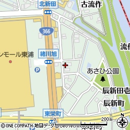 愛知県知多郡東浦町緒川旭21-10周辺の地図