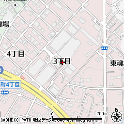 愛知県岡崎市井田町3丁目周辺の地図