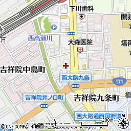京都府京都市南区吉祥院清水町3周辺の地図