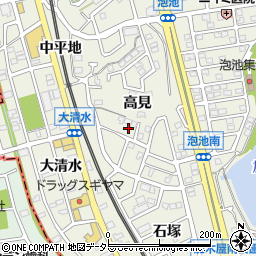 愛知県東海市加木屋町高見32-2周辺の地図