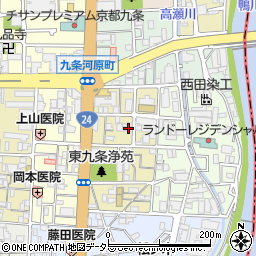 京都府京都市南区東九条宇賀辺町11周辺の地図