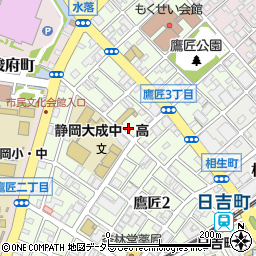 小田米穀鷹匠店周辺の地図