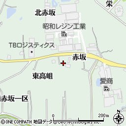 愛知県東浦町（知多郡）緒川（赤坂）周辺の地図