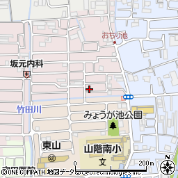 京都府京都市山科区西野大鳥井町23-30周辺の地図