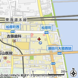 滋賀県大津市松原町周辺の地図