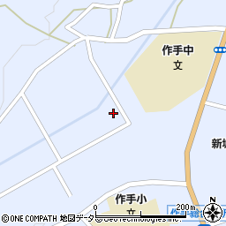 愛知県新城市作手高里（当下）周辺の地図