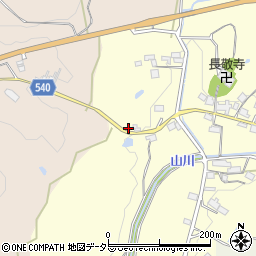 滋賀県甲賀市水口町中畑744-1周辺の地図