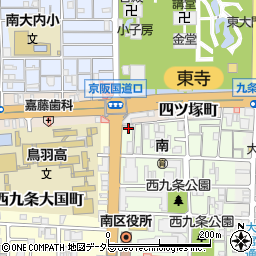京都府京都市南区西九条南田町28周辺の地図