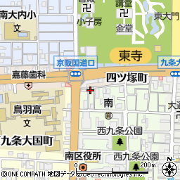 京都府京都市南区西九条南田町26周辺の地図