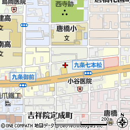 京都府京都市南区唐橋堂ノ前町23-9周辺の地図