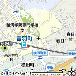 静岡県静岡市葵区音羽町26-8周辺の地図