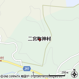 島根県江津市二宮町神村周辺の地図