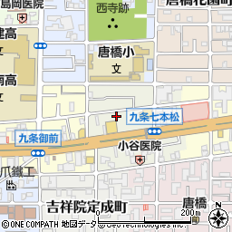 京都府京都市南区唐橋堂ノ前町23-2周辺の地図