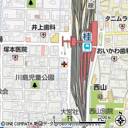 東進衛星予備校桂駅西口校周辺の地図