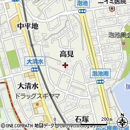 愛知県東海市加木屋町高見32-4周辺の地図