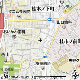 京都府京都市西京区川島北裏町51周辺の地図