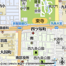 京都府京都市南区西九条南田町34周辺の地図